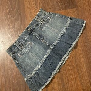 Y2K MIDI Blue Denim Skirt